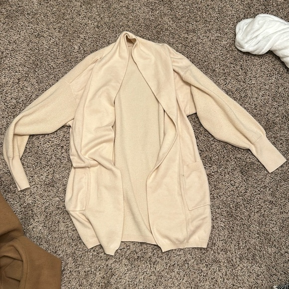 Cream waffle cardigan - Picture 1 of 1